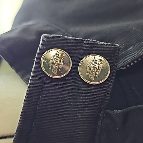 Ladies Dickies Girl Jacket Black Twill Size Large Juniors - Picture 3 of 9